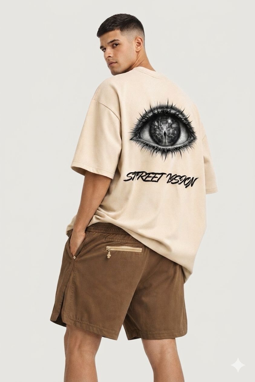 street vision ensemble | t shirt + short oversized set (limited) street vision ensemble | t shirt + short oversized set (limited)